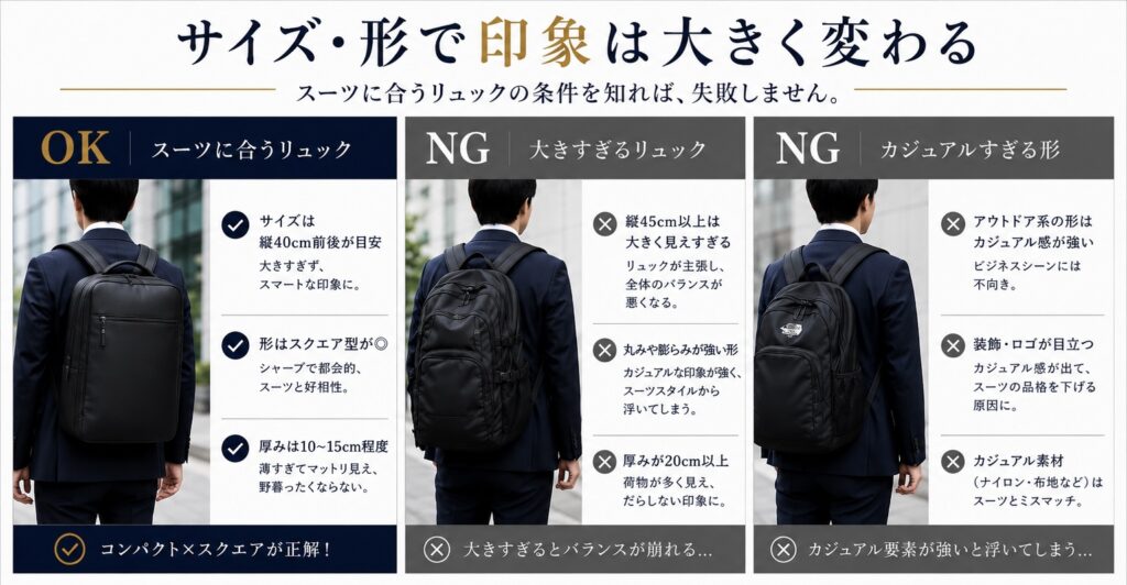 スーツ用バッグ 黒orネイビー 無地 スリムシルエット マット素材 比較