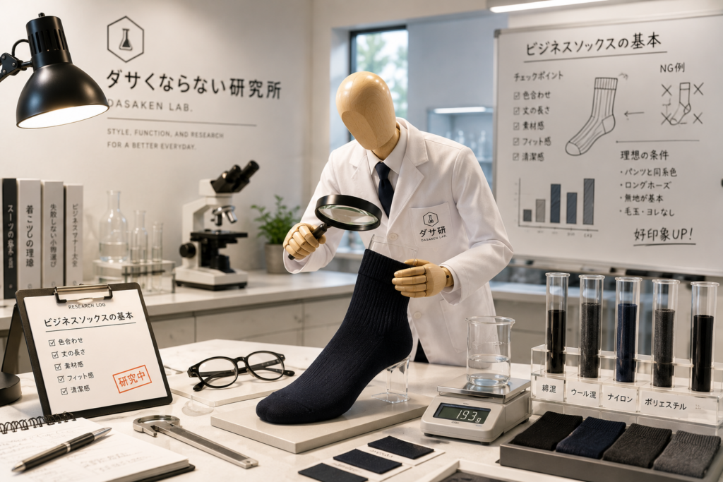 スーツに合う靴下の基本ルール
差込イメージ画像