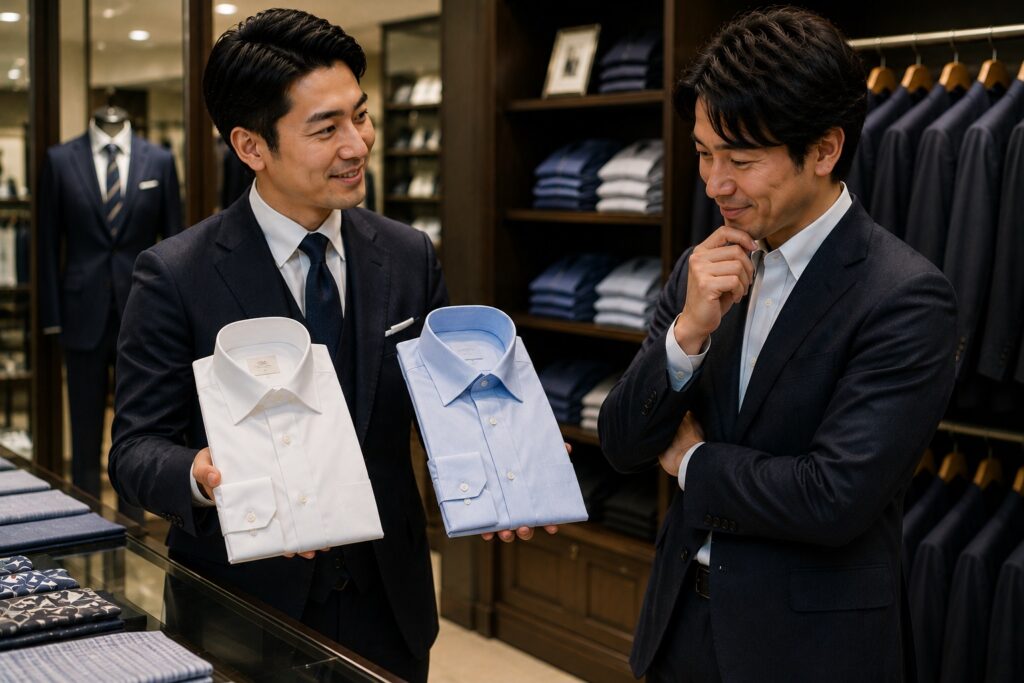 面接用　シャツ　提案　イメージ画像