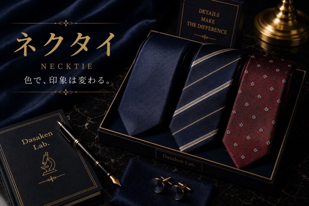 【画像：ネクタイイメージ】セールで買うべき　ビジネスアイテム4