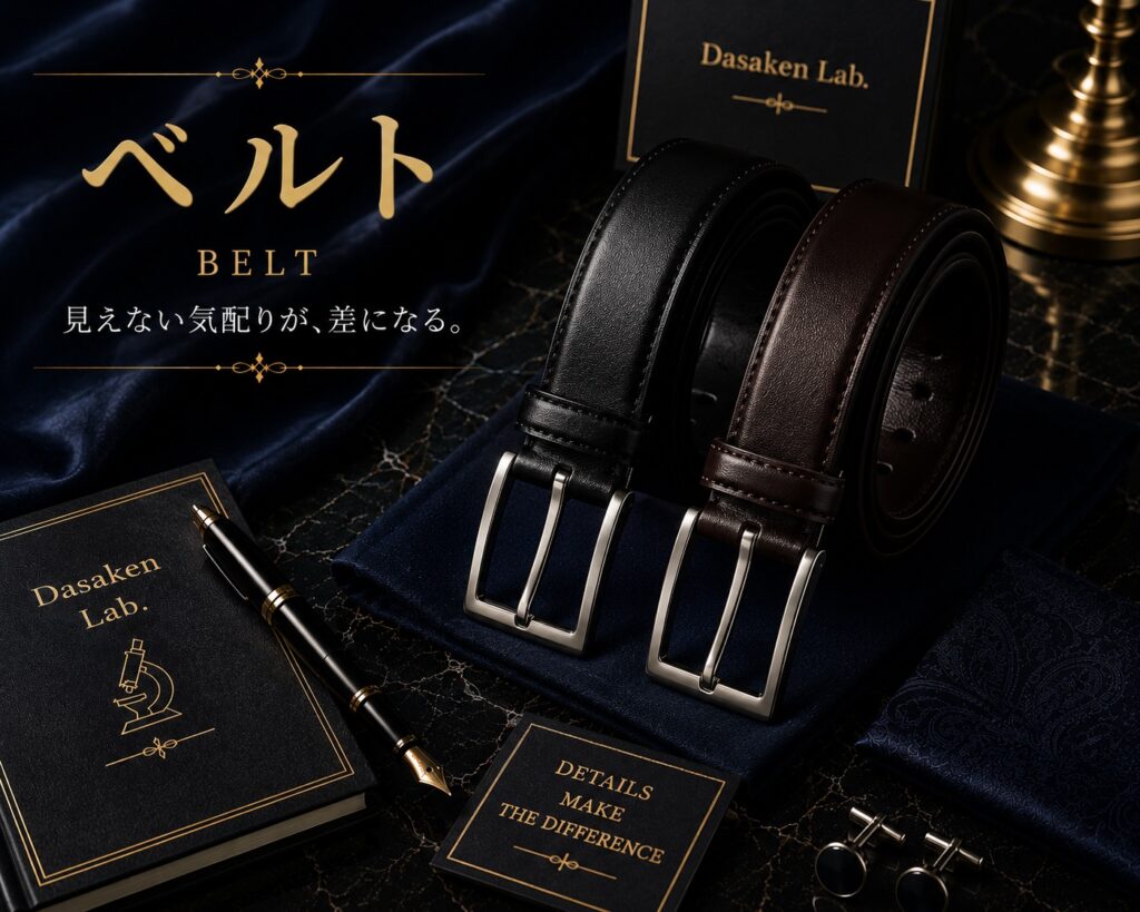 【画像：ベルトイメージ】セールで買うべき　ビジネスアイテム5
